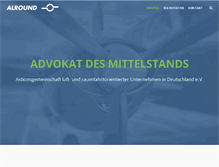 Tablet Screenshot of alround.de